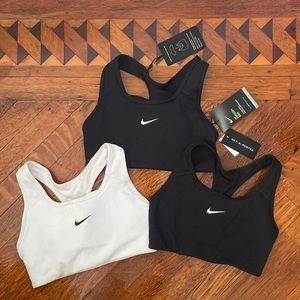Lot of 3 Nike Swoosh Sports Bras XS NWT